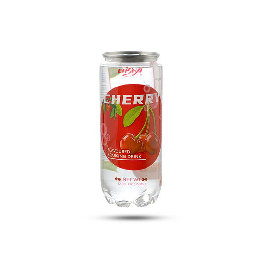 Cherry Flavor Sparkling Drink Low Sugar Soda Water Set of 24 Bottles