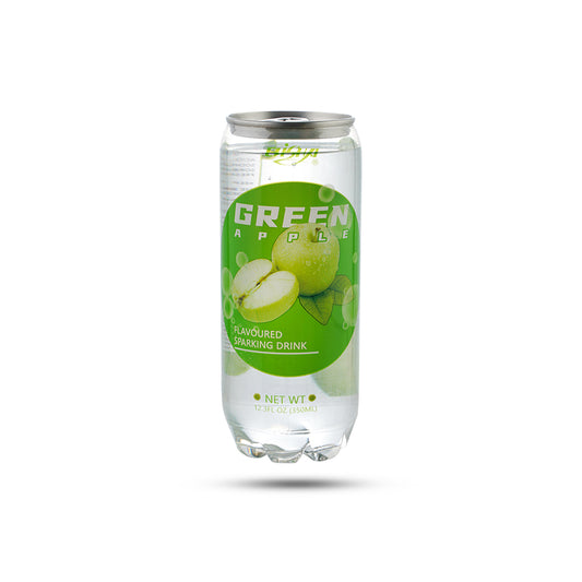 Apple Flavor Sparkling Drink Low Sugar Soda Water Set of 24 Bottles