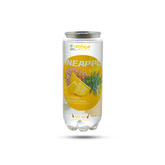 Pineapple Flavor Sparkling Drink Low Sugar Soda Water Set of 24 Bottles