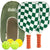 HMICreate Pickleball Paddles Set of 2 - USAPA Approved Graphite Pickleball Racket, 2 Pickleball Rackets, 4 Balls and 1 Portable Carry Bag, Pickle Ball Set for Men Women Beginners